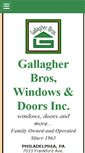 Mobile Screenshot of gallagherwindows.com